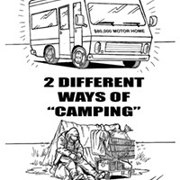 Two Different Ways of Camping