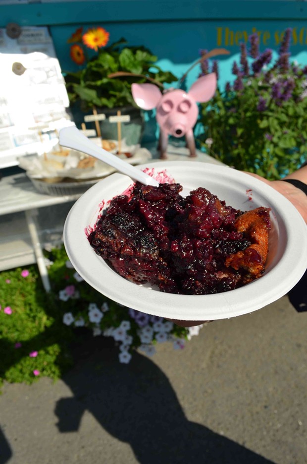 Marionberry cobbler for sweet-tooths. - FILE