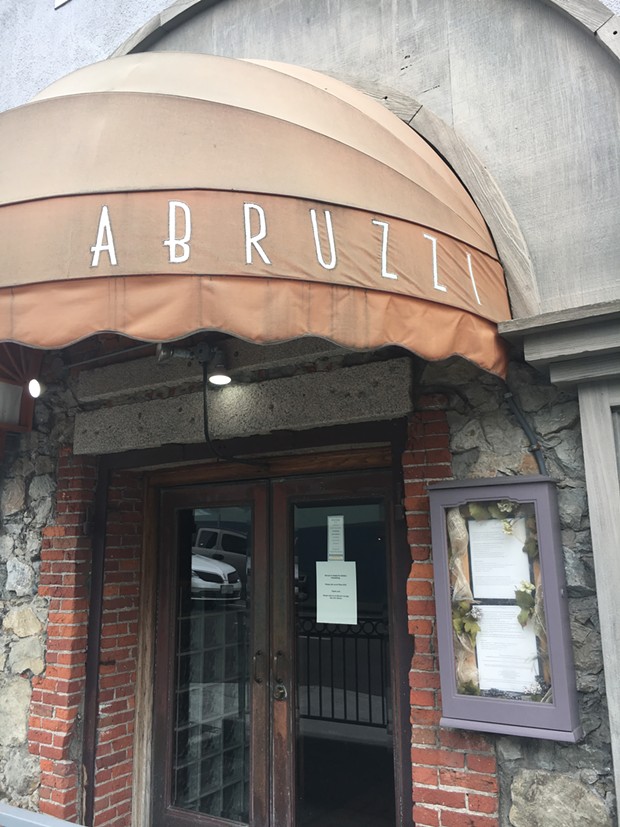 With its kitchen under renovation, Abruzzi relaunches as a jazz lounge, for now. - PHOTO BY JENNIFER FUMIKO CAHILL