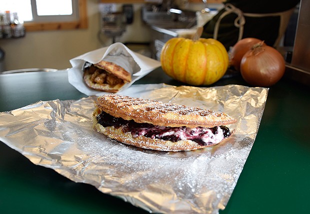 The cream cheese and blackberry jammy Blackout. - PHOTO BY JENNIFER FUMIKO CAHILL