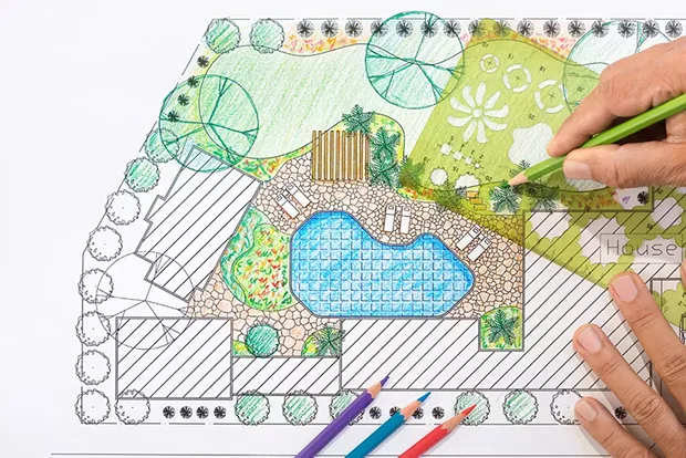 There's no time like the present to draft a garden design. - SHUTTERSTOCK