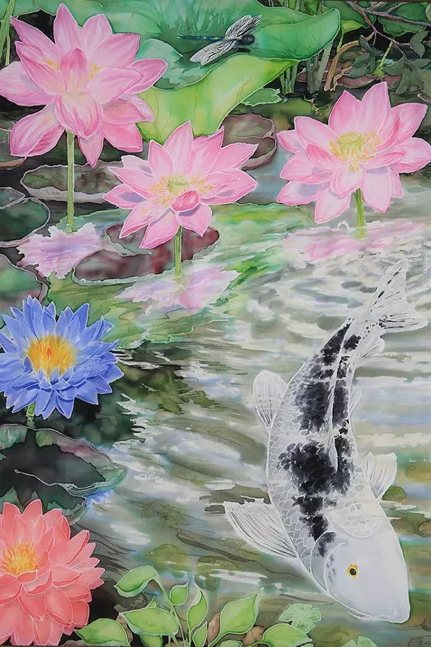 Amanita Mollier, paintings, at Trinidad Art Gallery. - SUBMITTED