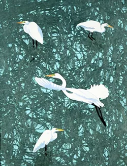 Patricia Sundgren Smith's print at Trinidad Art Gallery.