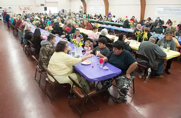 A shot from the 2017 Intertribal Gathering and Elders Dinner. - FILE