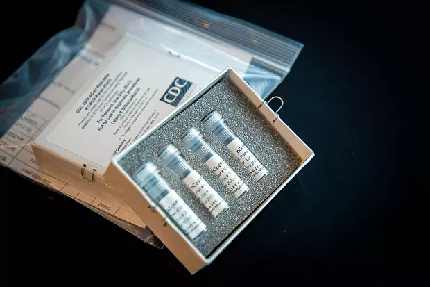 A testing kit. - CDC