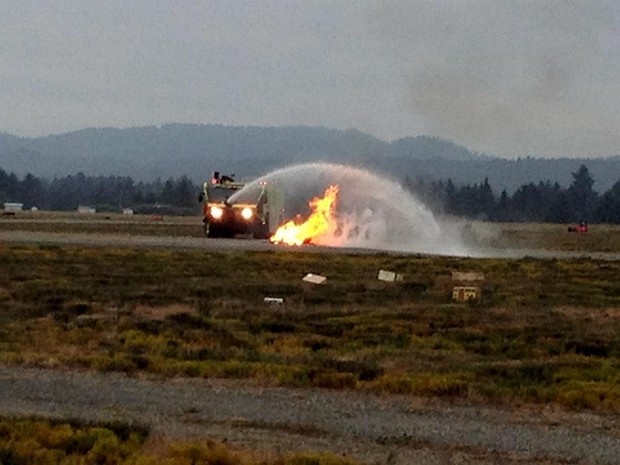 The Humboldt County Dept. of Aviation will be holding live-fire training at the California Redwood Coast – Humboldt County Airport (ACV) on Monday, Aug. 17 - FILE