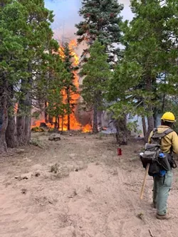 Firing operations along DivU above Blacks Lake - PHOTO CREDIT JUSTIN YANKEY