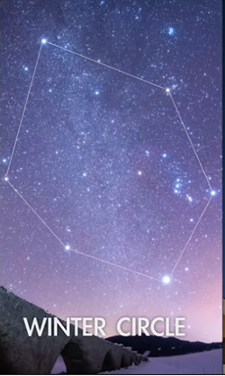 Up In The Sky Moon Drifts Through The Winter Circle News Blog