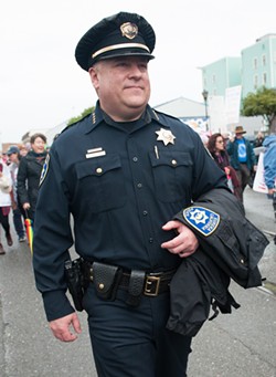 Eureka Police Chief Steve Watson estimated that the crowd crew to between 700 and 800 people. - PHOTO BY MARK MCKENNA