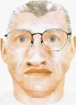 Composite sketch of a man who may have been driving a car Karen Mitchell got into the day she disappeared. - COURTESY OF THE EUREKA POLICE