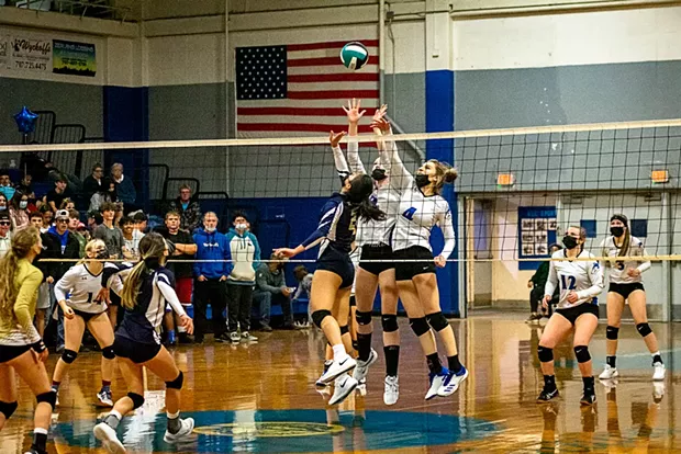 Masking compliance has reportedly been spotty at best in the stands at local high school sport events this year, despite a countywide masking mandate. - JOSE QUEZADA