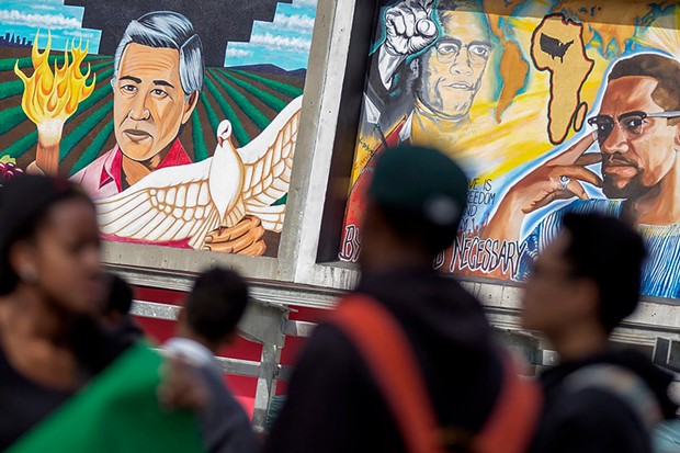 A mural at the Cesar Chavez Student Center at San Francisco State University. The university's ethnic studies department, the first in the country, has now launched a certificate program for incarcerated youth. - IMAGE COURTESY OF SAN FRANCISCO STATE UNIVERSITY.