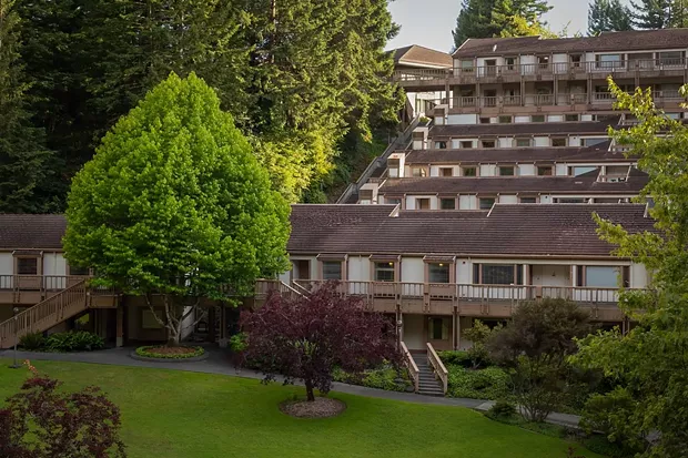 Humboldt State University Dorms, Canyon Apartments on July 18, 2021. - PHOTO BY PATRICK GARCIA FOR CALMATTERS COLLEGE JOURNALISM NETWORK