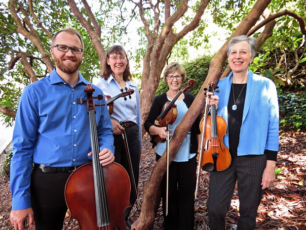 The Arcata Bay String Quartet. - COURTESY CAL POLY HUMBOLDT SCHOOL OF DANCE, MUSIC, AND THEATRE