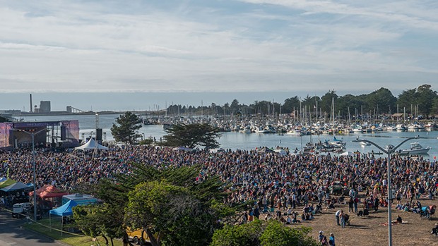 According to the Eureka Police Department, upward of 15,000 people attended the concert, making it one of the largest events in Eureka history. - COURTESY OF SKY BLUE PHOTOGRAPHY