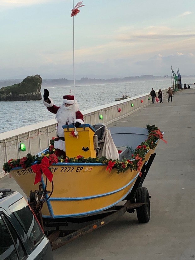 Santa on the Trinidad Pier, 2019 - SUBMITTED
