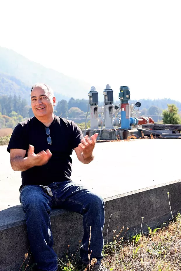Hoopa Valley Public Utilities Water Treatment Specialist Arnold Davis hasn't had enough exposure to learn new technology, which, at times, has posed a barrier to his career advancement. - ALLIE HOSTLER/ TWO RIVERS TRIBUNE