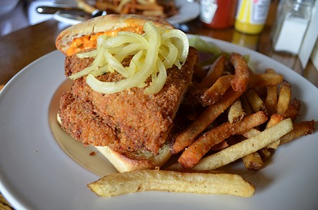 Buttermilk fried chicken goes fancy. - GRANT SCOTT-GOFORTH