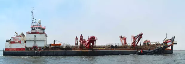 A stitched-together panorama of the Bayport. - GRANT SCOTT-GOFORTH