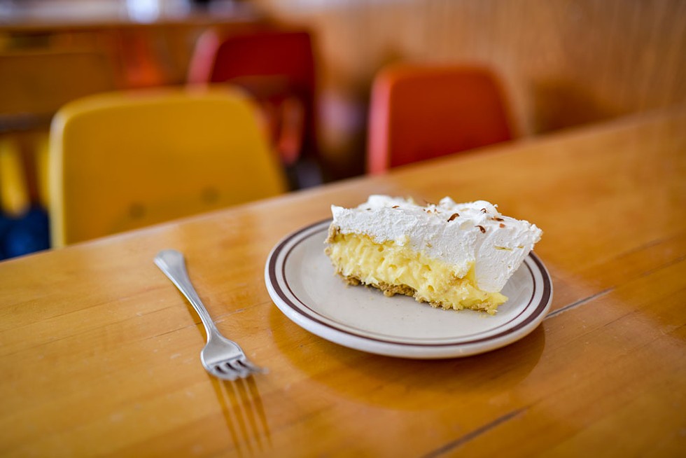 The Palm Café's coconut cream pie. - DREW HYLAND