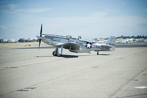 Toulouse Nuts, the P-51 Mustang. - PHOTO BY MARK MCKENNA