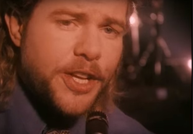 1993 Toby Keith, with mullet. - YOUTUBE
