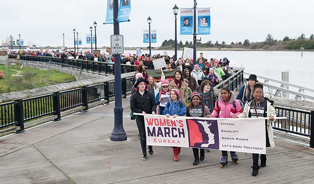 2017 Eureka Women's March - FILE