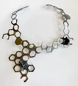 Anna Ladd's "Bee Spit" at HSU Third Street Gallery.