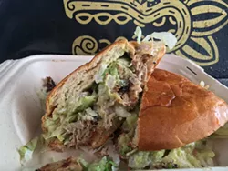 A big, beautiful hot mess of a torta. - PHOTO BY JENNIFER FUMIKO CAHILL