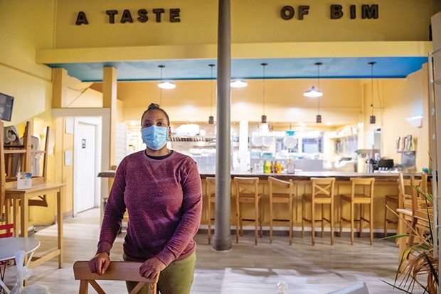 A Taste of Bim owner Gaby Long runs the Caribbean restaurant as a two-woman operation with her mother.