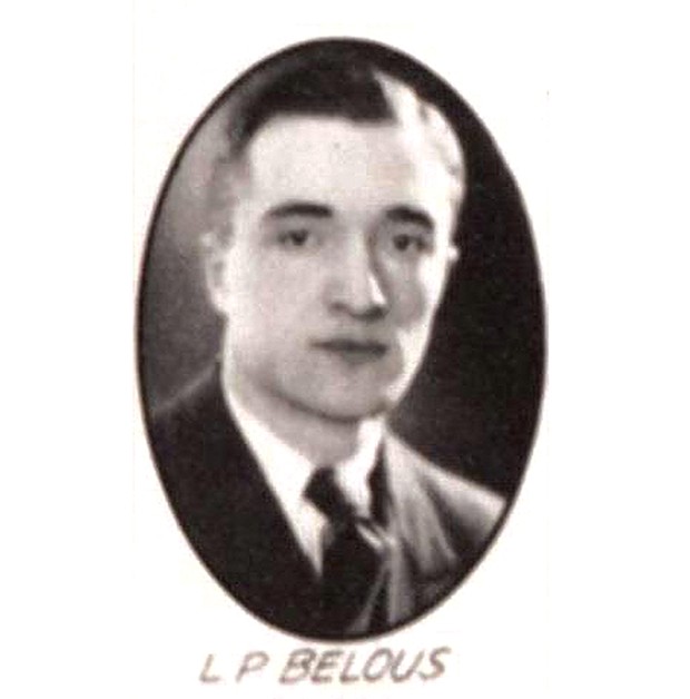 Leon Belous's class photo from the University of Illinois at Chicago College of Medicine in 1927.