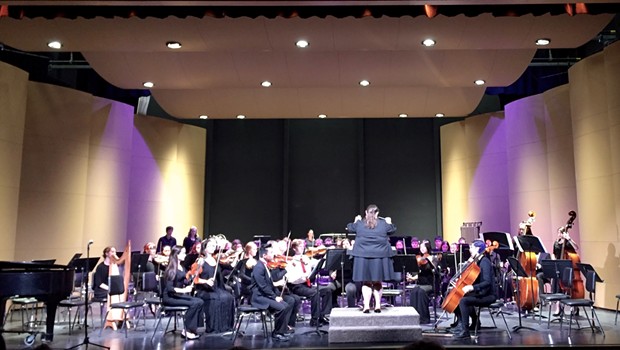 ArMack Orchestra, directed by Cassie Moulton, on the AHS Fine Arts Center main stage.
