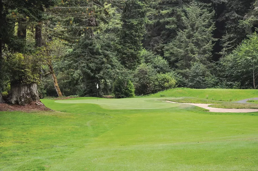 The view at the 17th hole at Baywood Golf and Country Club. - PHOTO BY PAMELA LONG