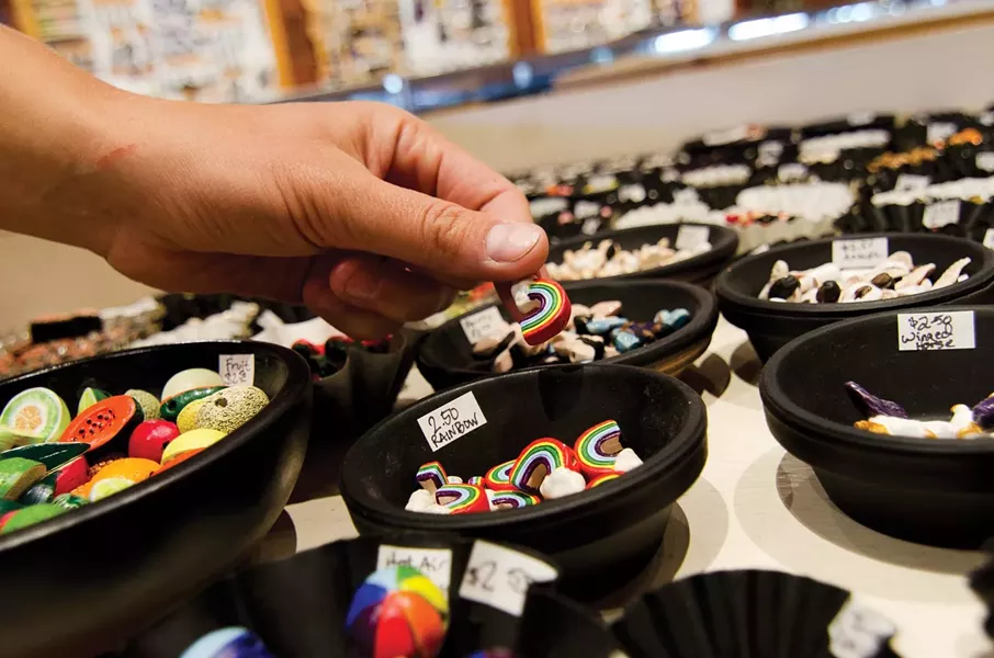 The goods at Heart Bead. - DREW HYLAND