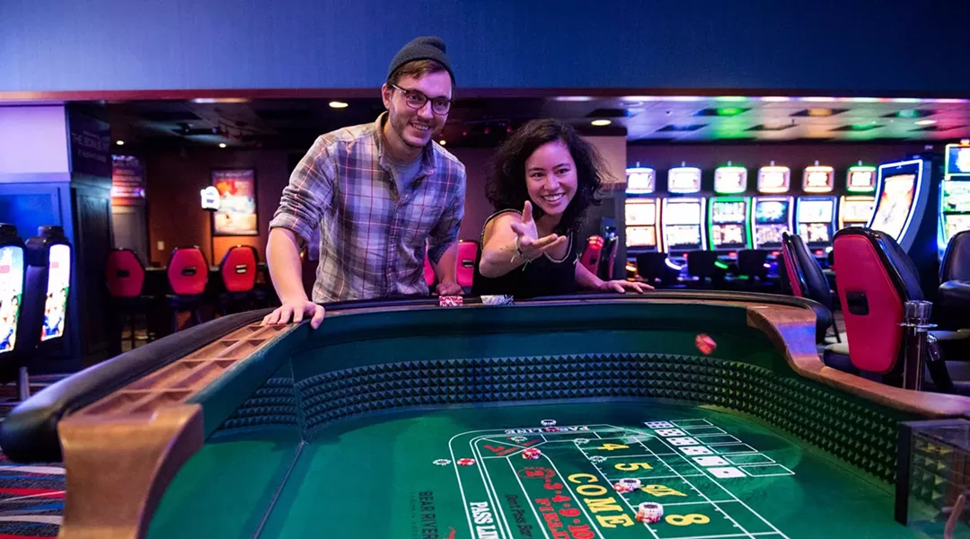 Rolling the dice at Bear River Hotel and Casino. - MARK MCKENNA