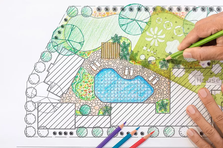 There's no time like the present to draft a garden design. - SHUTTERSTOCK