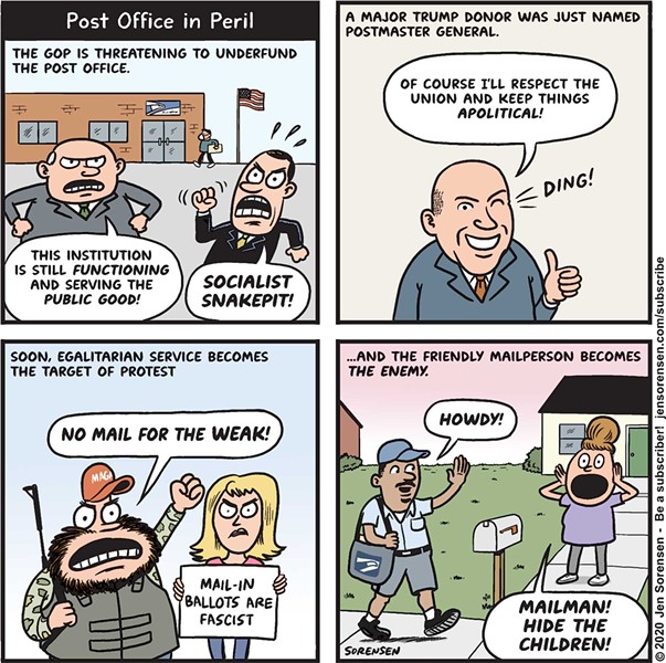 Post Office in Peril | Cartoon | North Coast Journal