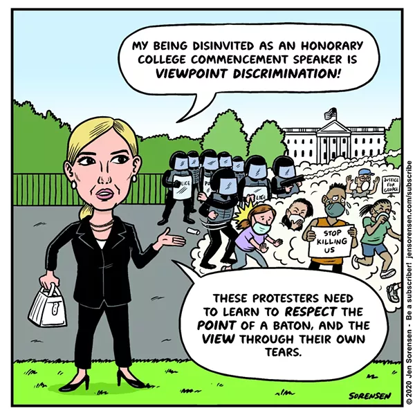 Viewpoint Discrimination Cartoon North Coast Journal