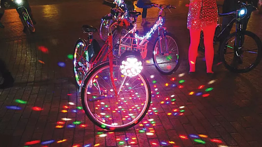 disco bike light