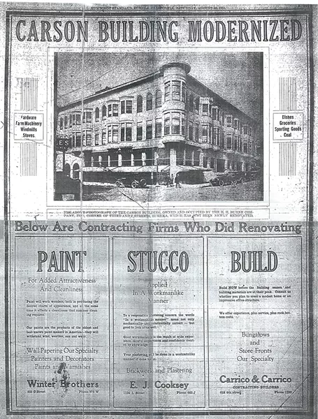 Scan of a copy of a 1924 Humboldt Standard. - COURTESY OF BOB LIBERSHAL