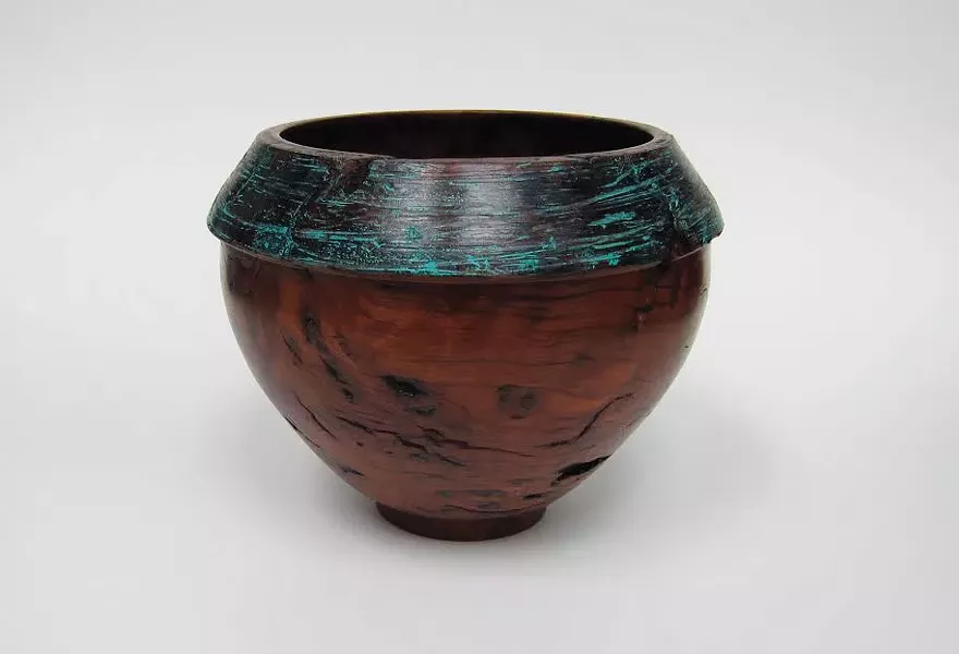 Hand turned bowls by Melanie Kasek.