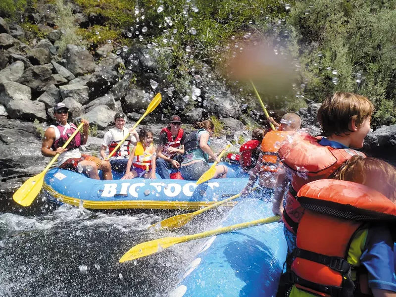 Rafting the Trinity. - BRIANNA CARREIRA, COURTESY OF BIGFOOT RAFTING.