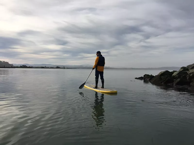 On the water in King Salmon. - PHOTO BY PERI ESCARDA