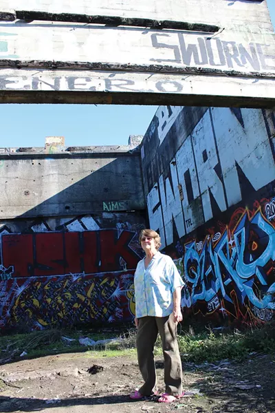 Kathleen Anderson broke her shoulder while guiding a homeless couple in "The Devil's Playground." - FILE