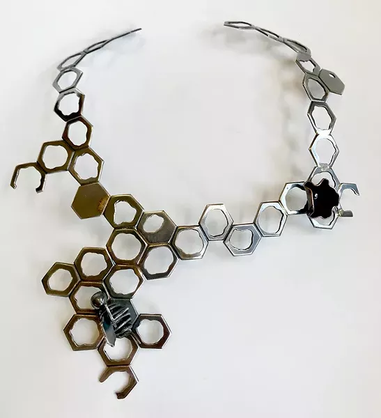 Anna Ladd's "Bee Spit" at HSU Third Street Gallery.