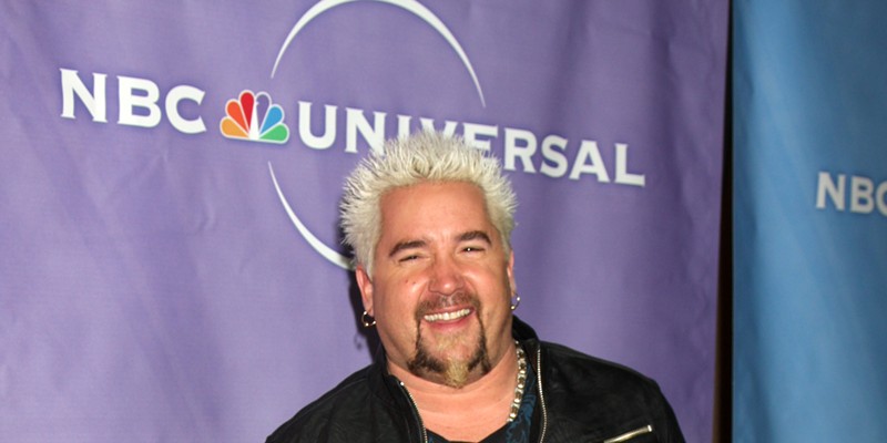 Does this make Guy Fieri look like he has a halo? Yes, it does.