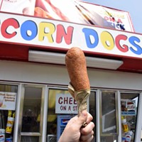 The corn dog, gold standard of fair food.
