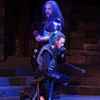 Abraham Greene and Jordan Keith Dobbins in Hamlet.