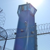 One of Pelican Bay's 11 perimeter guard towers.