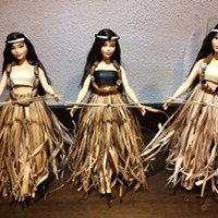 The sale of these Flower Dance girl dolls benefits Native Women's Collective.